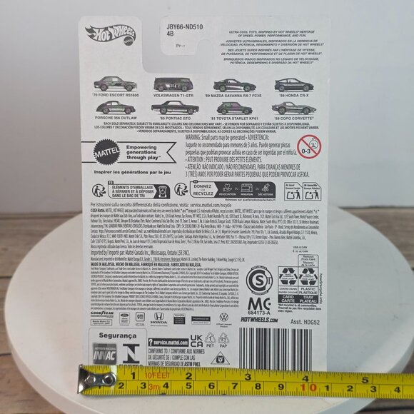 Hot Wheels 81 Toyota Starlet KP61 Ultra Hots Orange - Picture 13 of 16